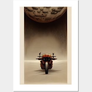 Moto chopper from the future №0009 Posters and Art